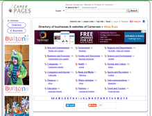 Tablet Screenshot of cameroonpages.net